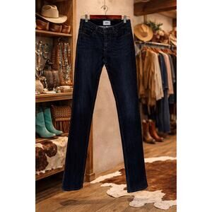 PAIGE Skyline Straight Jeans 28 Palmer Blue Denim Western Coastal Cowboy Cowgirl